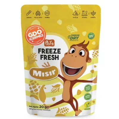 Pol's Freeze Fresh Kukili Dondurularak Kurutulmuş Mısır 25 gr