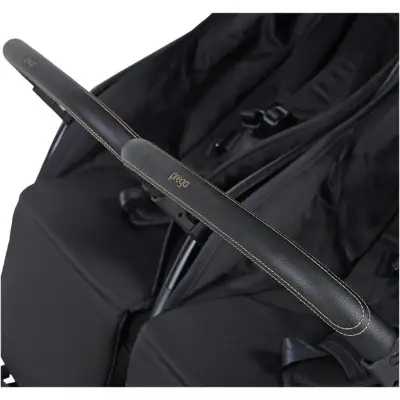 Prego 2236 London Yanyana İkiz Bebek Arabası Siyah - 7