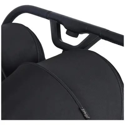 Prego 2236 London Yanyana İkiz Bebek Arabası Siyah - 11