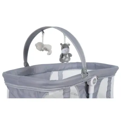 Prego 4086 Yummy Portbebeli Müzikli Elektrikli Sallanabilir Beşik Gri - 3