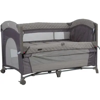 Prego 8040 Miami Premium Anne Yanı Oyun Parkı 70x120 cm Bej - 2