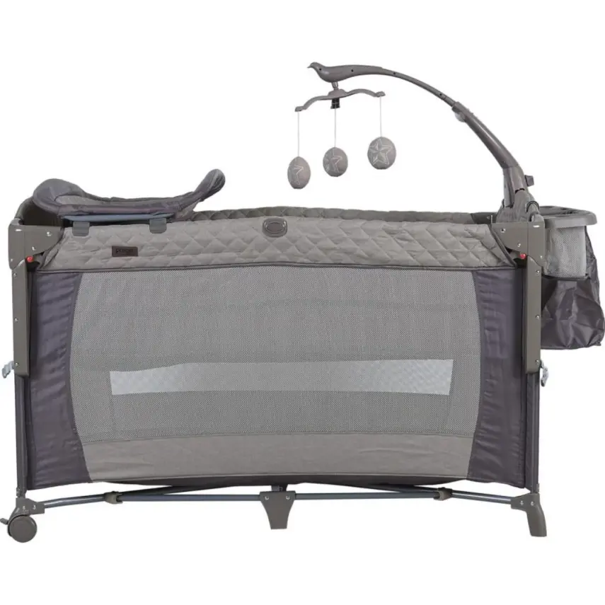 Prego 8040 Miami Premium Anne Yanı Oyun Parkı 70x120 cm Bej - 4