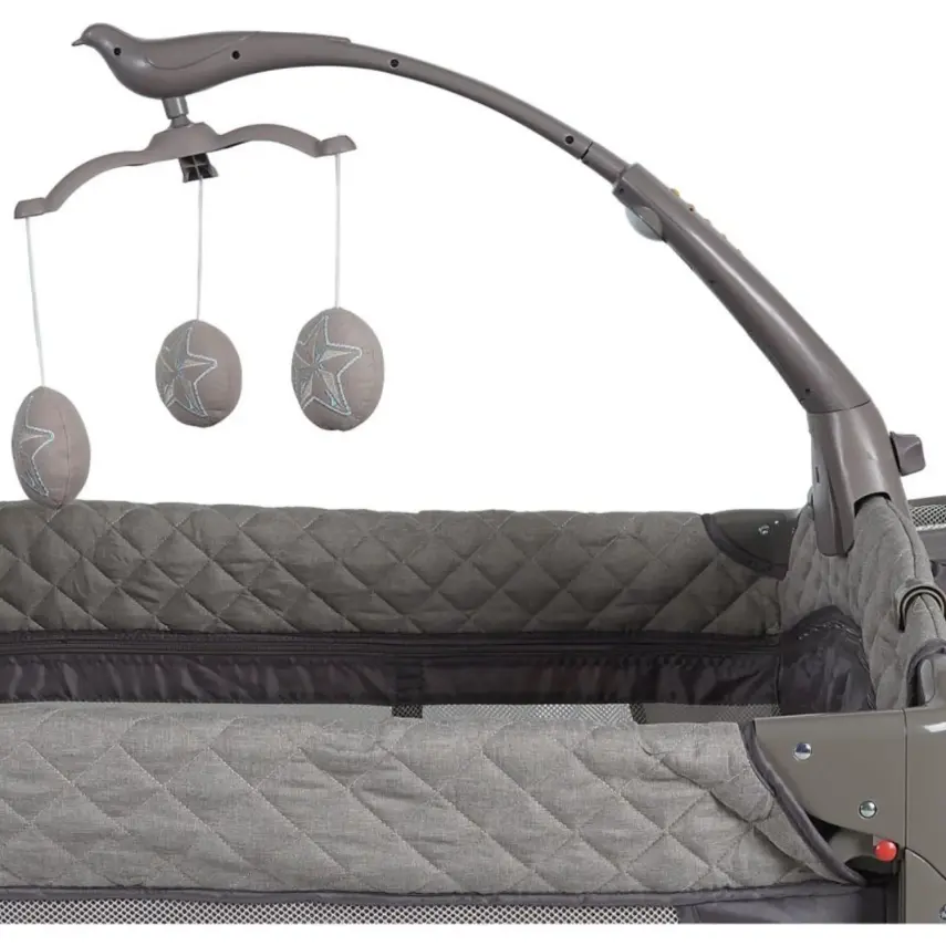 Prego 8040 Miami Premium Anne Yanı Oyun Parkı 70x120 cm Bej - 12