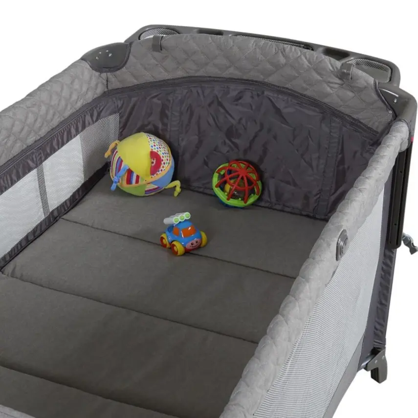 Prego 8040 Miami Premium Anne Yanı Oyun Parkı 70x120 cm Bej - 16