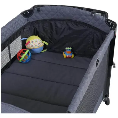 Prego 8040 Miami Premium Anne Yanı Oyun Parkı 70x120 cm Füme - 5