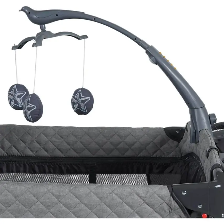 Prego 8040 Miami Premium Anne Yanı Oyun Parkı 70x120 cm Gri - 7