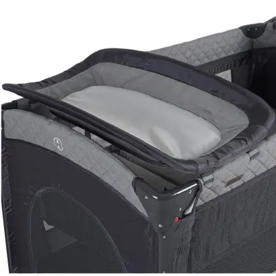 Prego 8040 Miami Premium Anne Yanı Oyun Parkı 70x120 cm Gri - 3