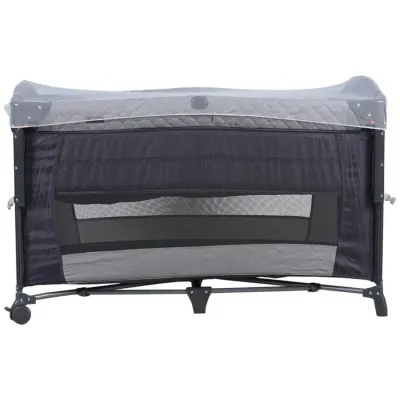 Prego 8040 Miami Premium Anne Yanı Oyun Parkı 70x120 cm Gri - 9