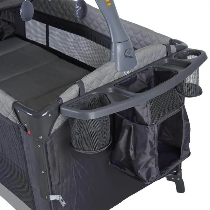 Prego 8040 Miami Premium Anne Yanı Oyun Parkı 70x120 cm Gri - 15