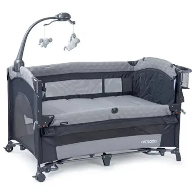 Prego 8067 Armada Anne Yanı Oyun Parkı 70x120 cm Gri - 2