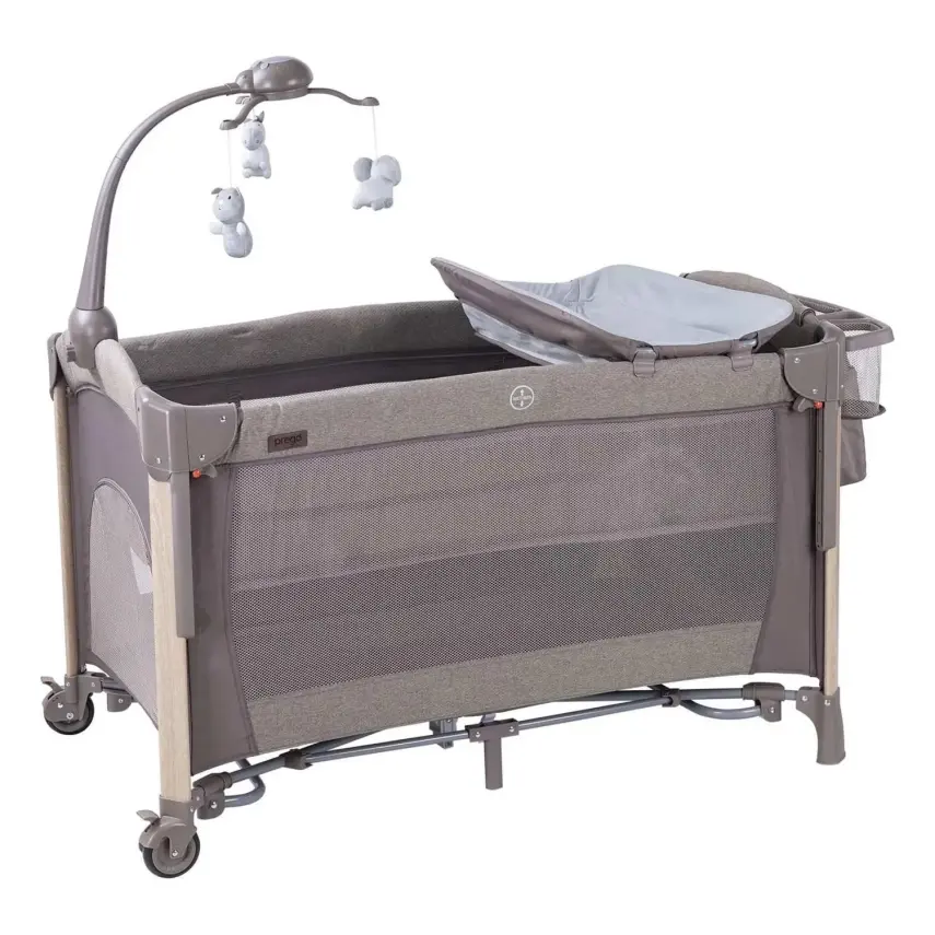 Prego 8069 Elips Plus Anne Yanı Oyun Parkı 70x120 cm Bej - 1