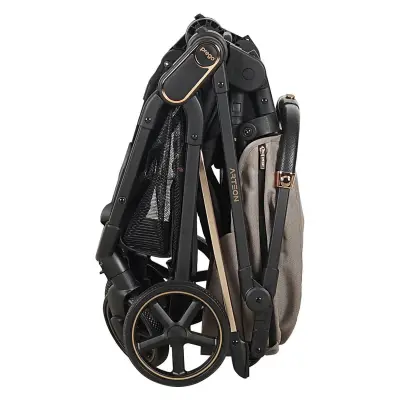 Prego Arteon Çift Yönlü Travel Sistem- Seyahat Sistem Hafif Kolay Katlanabilir Bebek Arabası Bej 2244 - 3