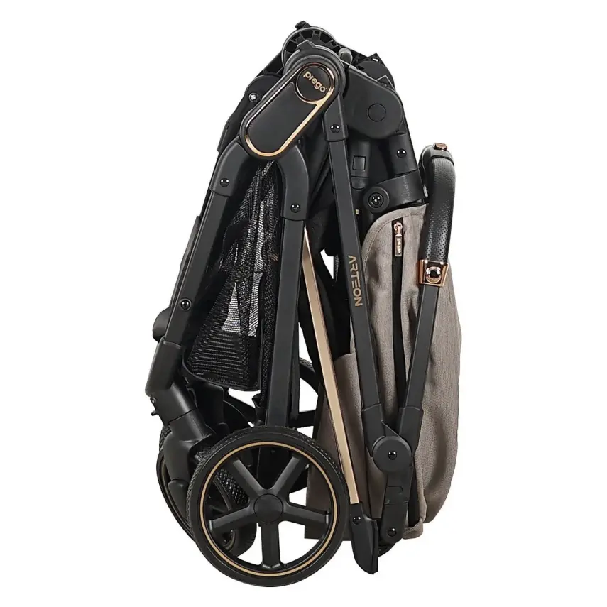 Prego Arteon Çift Yönlü Travel Sistem- Seyahat Sistem Hafif Kolay Katlanabilir Bebek Arabası Bej 2244 - 3