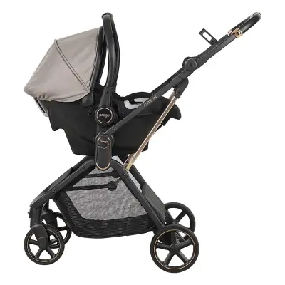 Prego Arteon Çift Yönlü Travel Sistem- Seyahat Sistem Hafif Kolay Katlanabilir Bebek Arabası Bej 2244 - 5