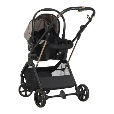 Prego Arteon Çift Yönlü Travel Sistem- Seyahat Sistem Hafif Kolay Katlanabilir Bebek Arabası Bej 2244 - 6