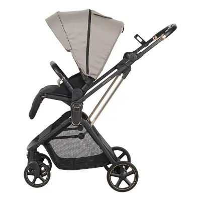 Prego Arteon Çift Yönlü Travel Sistem- Seyahat Sistem Hafif Kolay Katlanabilir Bebek Arabası Bej 2244 - 2