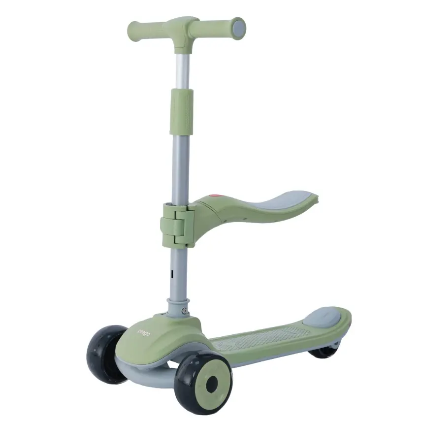 Prego Bluetooth Özellikli Işıklı Katlanabilir Nitro Scooter Yeşil - 1