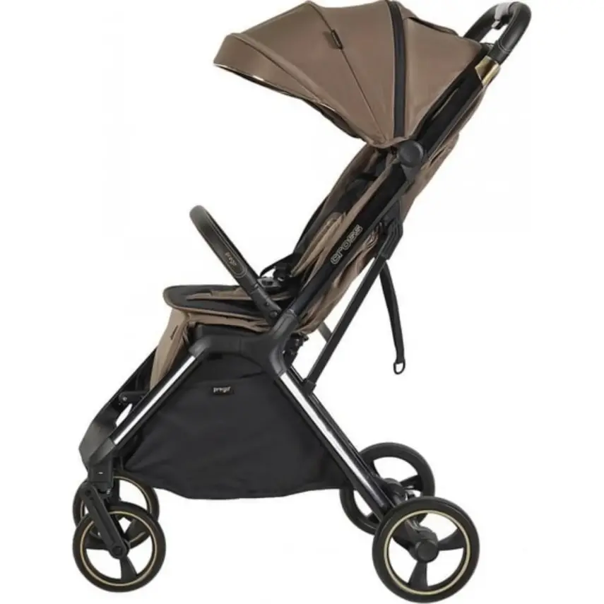 Prego Cross Katlanabilir Kabin Boy Bebek Arabası Bej 2240  - 3