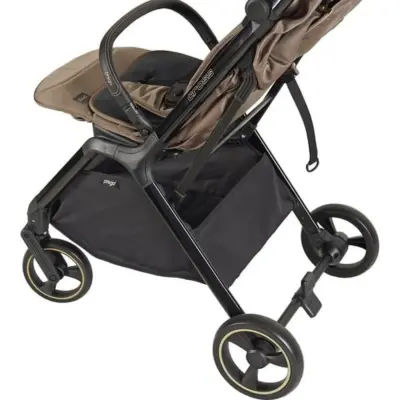 Prego Cross Katlanabilir Kabin Boy Bebek Arabası Bej 2240  - 7