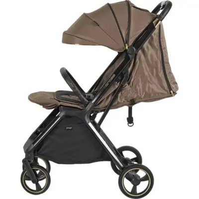 Prego Cross Katlanabilir Kabin Boy Bebek Arabası Bej 2240  - 6