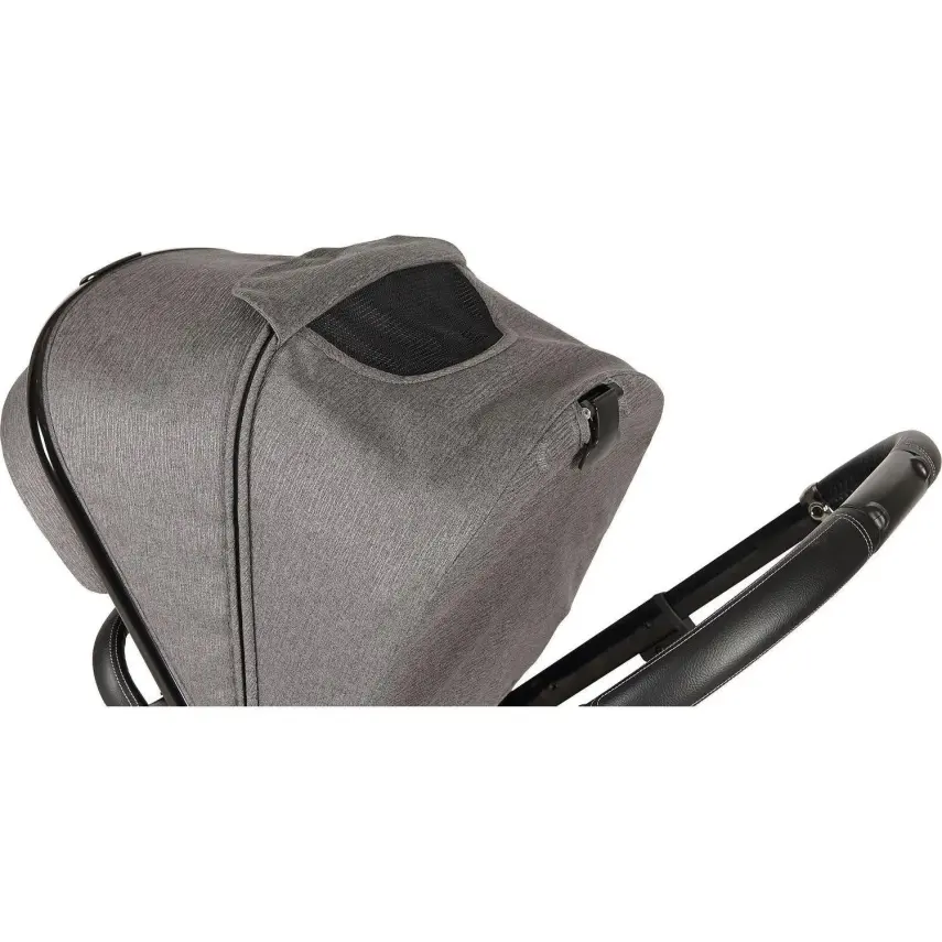 Prego Ibiza Plus Çift Yönlü Travel Sistem İkiz Bebek Arabası Gri 2223 - 7