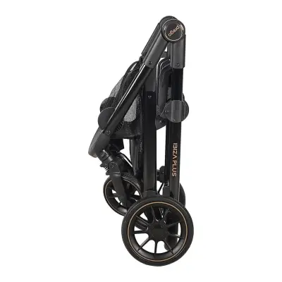 Prego Ibiza Plus Çift Yönlü Travel Sistem İkiz Bebek Arabası Siyah 2223 - 2