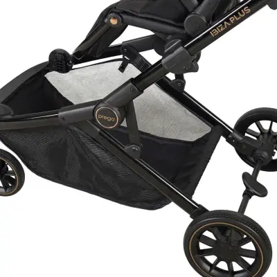 Prego Ibiza Plus Çift Yönlü Travel Sistem İkiz Bebek Arabası Siyah 2223 - 9