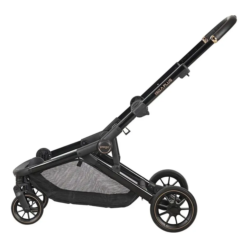 Prego Ibiza Plus Çift Yönlü Travel Sistem İkiz Bebek Arabası Siyah 2223 - 6