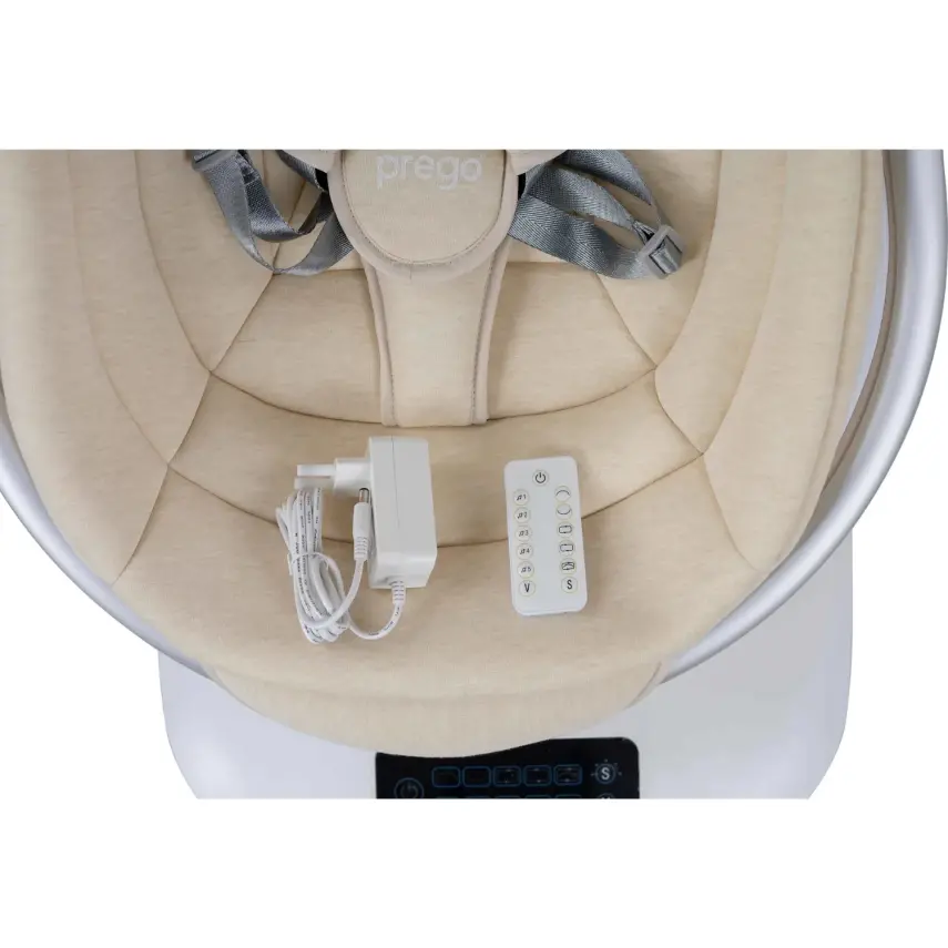 Prego Montes Elektrikli Beşik Krem 4090 - 16