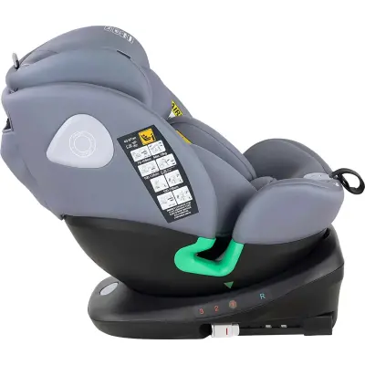 Prego Tronfix 360° Dönebilen Isofixli I-Size Oto Koltuğu 0-36 Kg Gri Q9004 - 11
