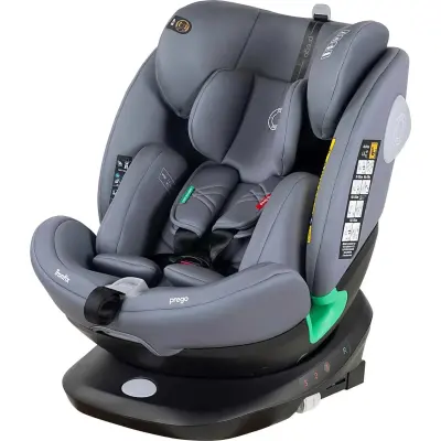 Prego Tronfix 360° Dönebilen Isofixli I-Size Oto Koltuğu 0-36 Kg Gri Q9004 