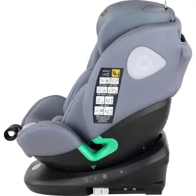 Prego Tronfix 360° Dönebilen Isofixli I-Size Oto Koltuğu 0-36 Kg Gri Q9004 - 6