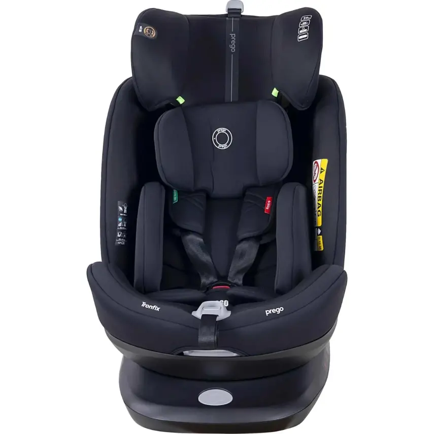 Prego Tronfix 360° Dönebilen Isofixli I-Size Oto Koltuğu 0-36 Kg Siyah Q9004 - 3