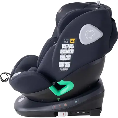 Prego Tronfix 360° Dönebilen Isofixli I-Size Oto Koltuğu 0-36 Kg Siyah Q9004 - 6