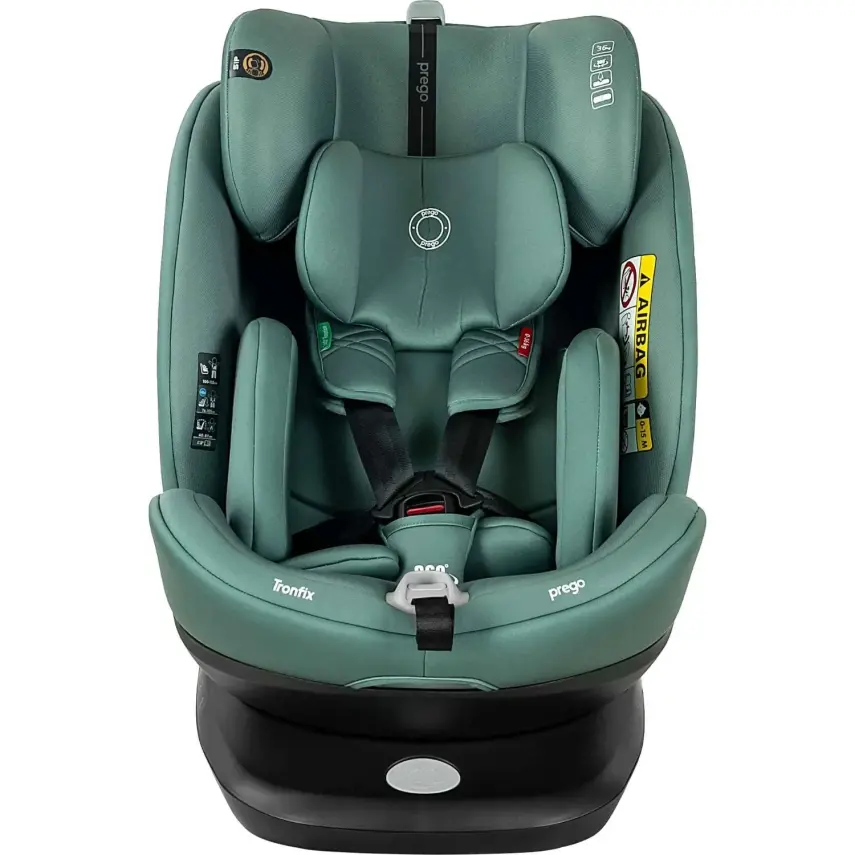 Prego Tronfix 360° Dönebilen Isofixli I-Size Oto Koltuğu 0-36 Kg Yeşil Q9004 - 2