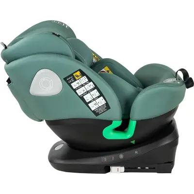 Prego Tronfix 360° Dönebilen Isofixli I-Size Oto Koltuğu 0-36 Kg Yeşil Q9004 - 3