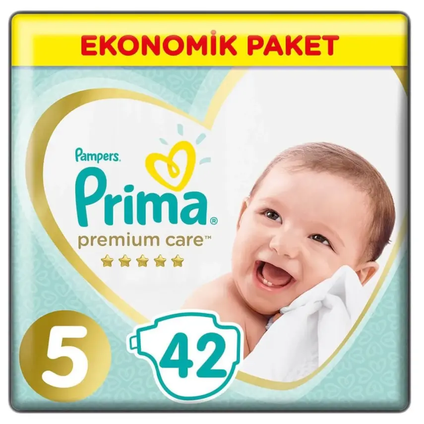 Prima Premium Care Bebek Bezi 5 Beden Juniour 18+ Kg 42li Ekonomik Paket - 2