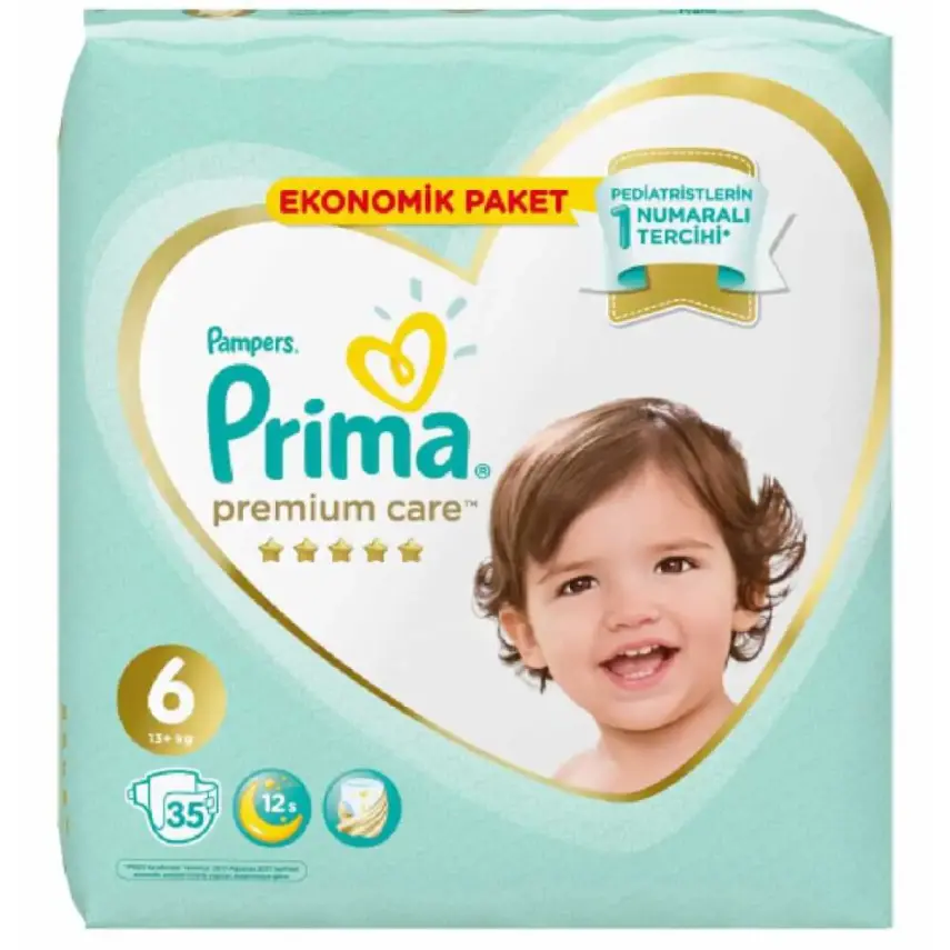 Prima Premium Care Bebek Bezi 6 Beden 13+ Kg 35li Ekonomik Paket - 1