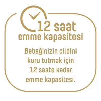 Pure Baby Organik Bebek Bezi 6 Beden XL 60lı Islak Mendil Hediyeli - 12