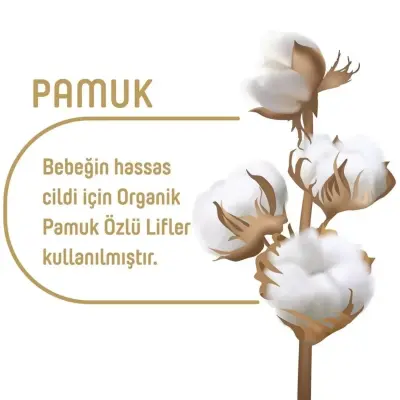Pure Baby Organik Pamuklu Bebek Islak Havlu 90lı*3 - 2