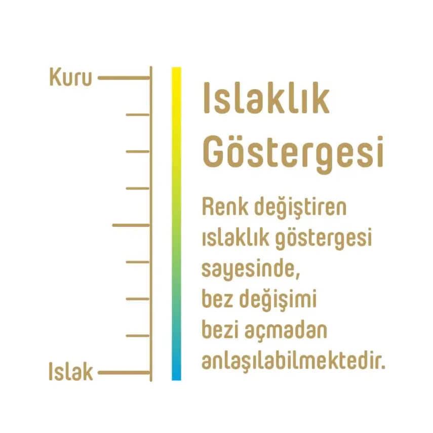 Pure Baby Pamuk Bebek Bezi Yenidoğan 64lü Jumbo Paket - 6