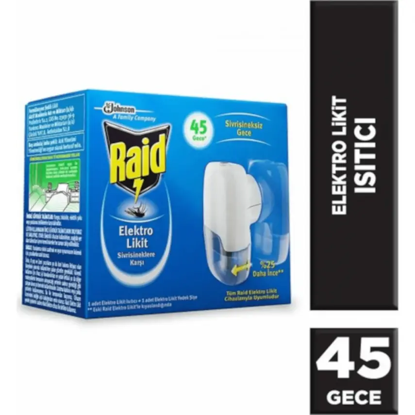 Raid Elektro Likit 45 Gece Sistem 35 ml - 1