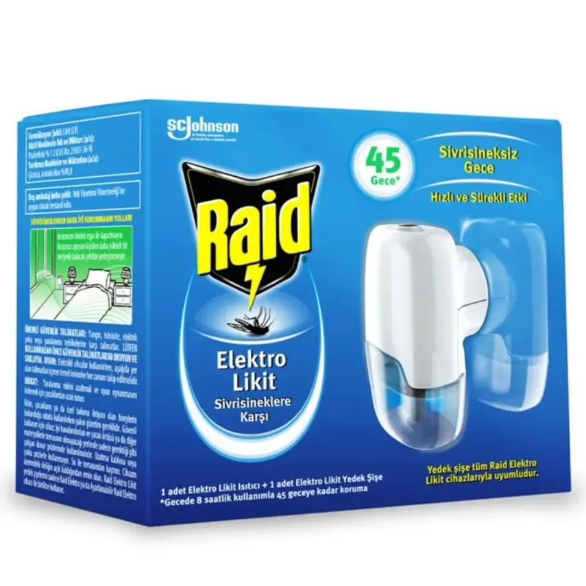 Raid Elektro Likit 45 Gece Sistem 35 ml - 3
