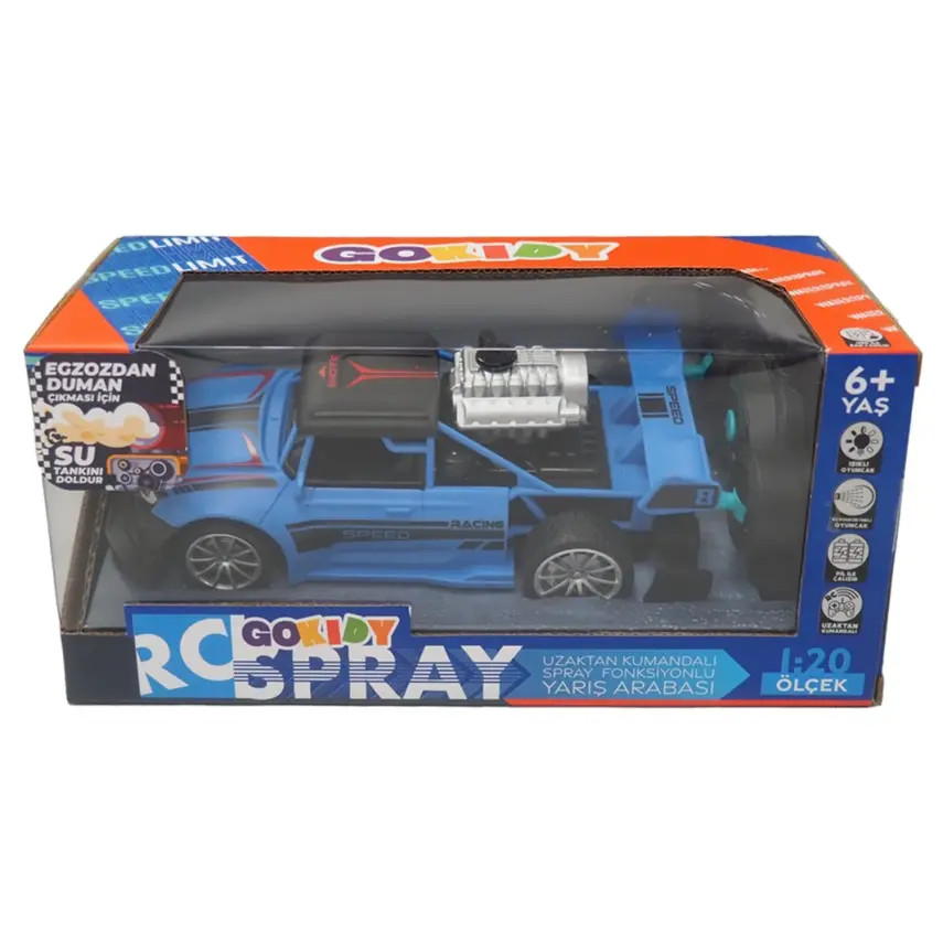 Rc Spray Fonksiyonlu Uzaktan Kumandalı Araba 1/24 - 3