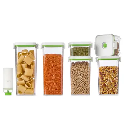 Respiroxhome Vakumlu Saklama Kabı Seti 6lı Şarjlı Otomatik Pompalı - 7