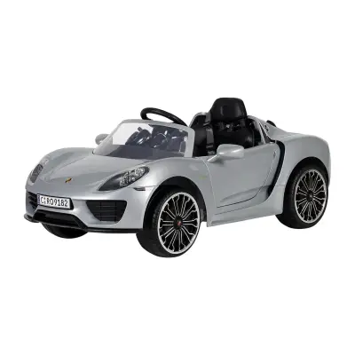 Rollplay Akülü Araba Porsche 918 Spyder Gri - 2