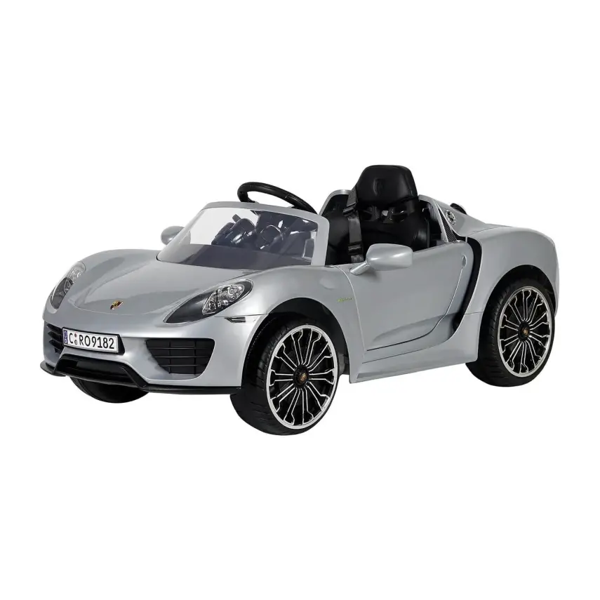 Rollplay Akülü Araba Porsche 918 Spyder Gri - 2