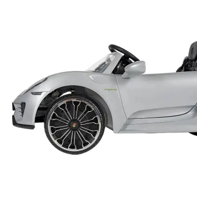 Rollplay Akülü Araba Porsche 918 Spyder Gri - 3