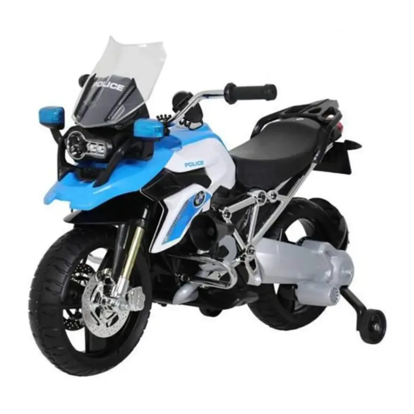 Rollplay Akülü Motor Bmw R1200-GS Police Mavi - 1