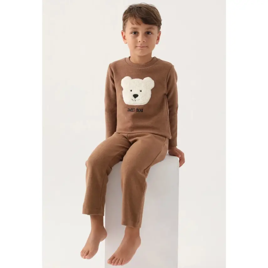 RolyPoly Erkek Çocuk Eşofman Takımı Hardal - 2